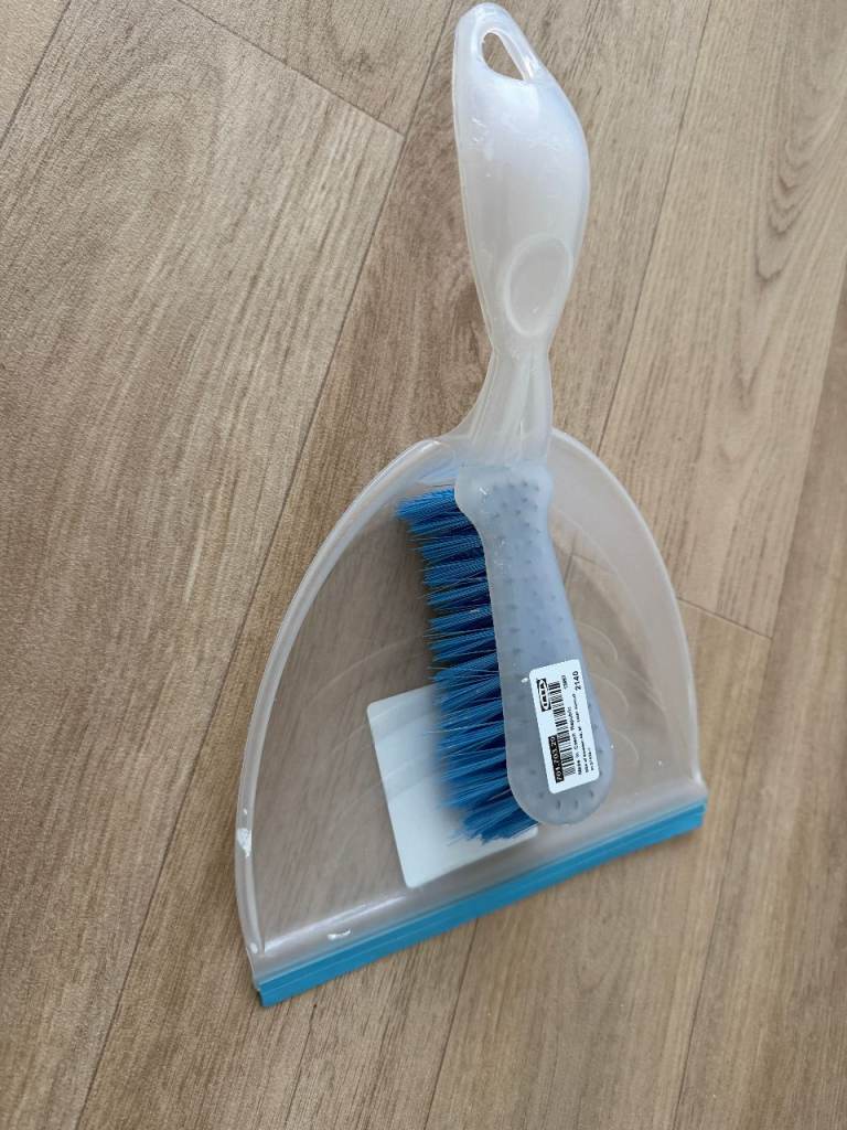 NEW IKEA dustpan and brush set, still with labels.