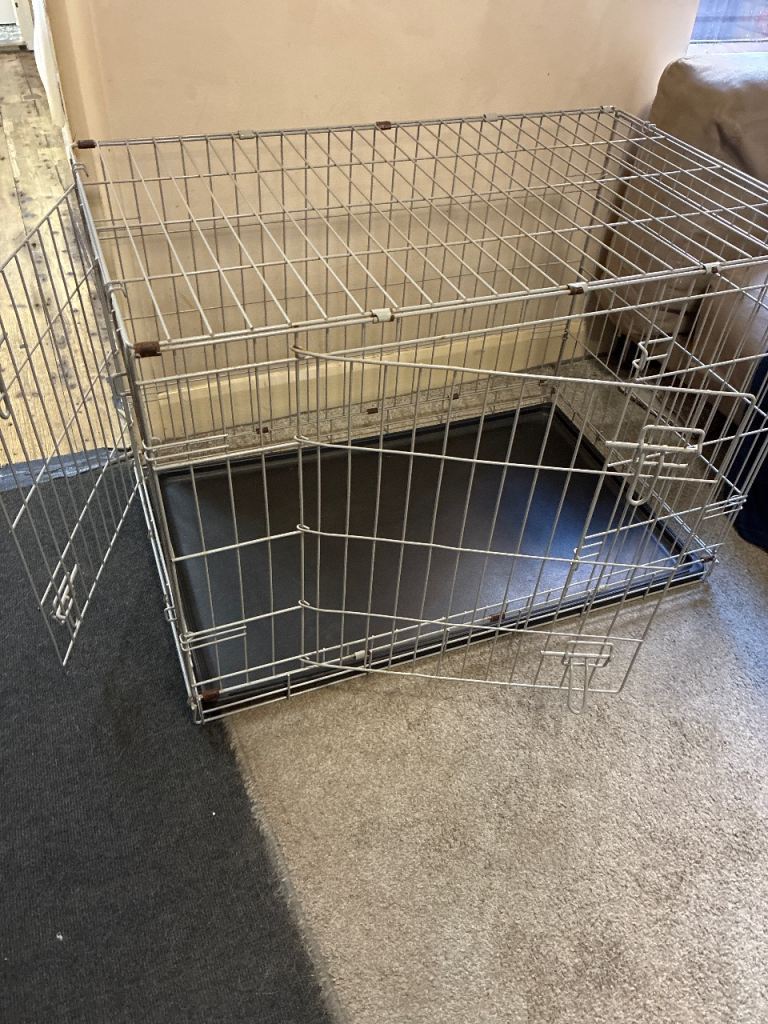 3 x folding dog crates for sale