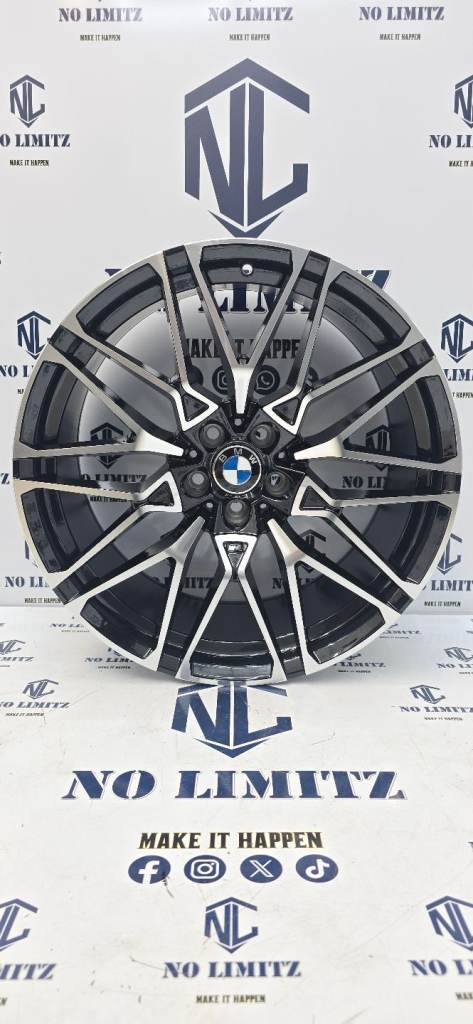 BRAND NEW BMW 20" 818m 7 SERIES 8 SERIES X4 X5 X6 ALLOYS WHEELS 5x112 DIAMOND CUT