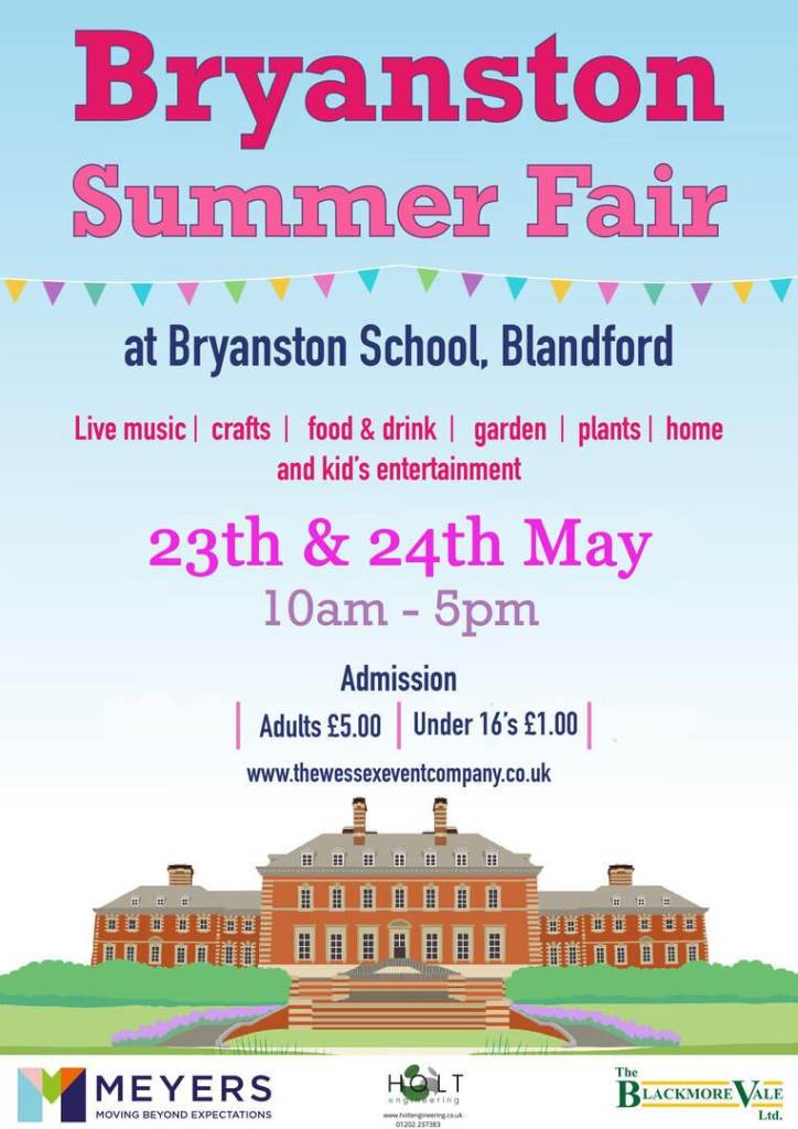 BRYANSTON SUMMER FAIR 2026 - 23-24 MAY