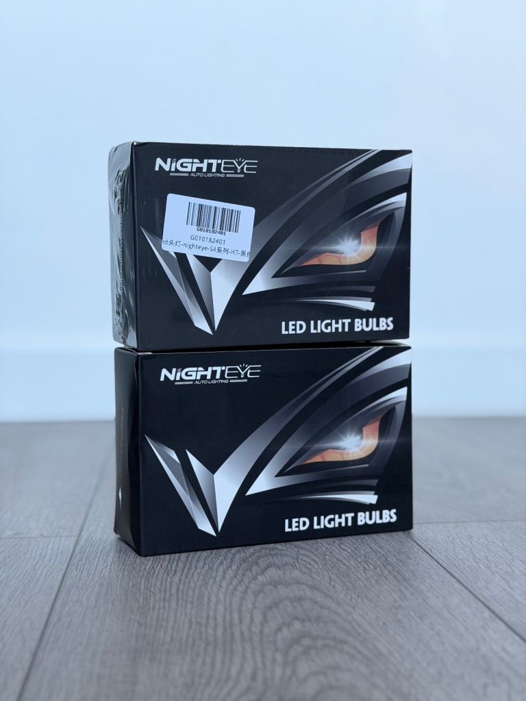 NIGHTEYE Pair H7 72W 15000LM LED Headlight Bulbs 6500K White Canbus Error Free ✅