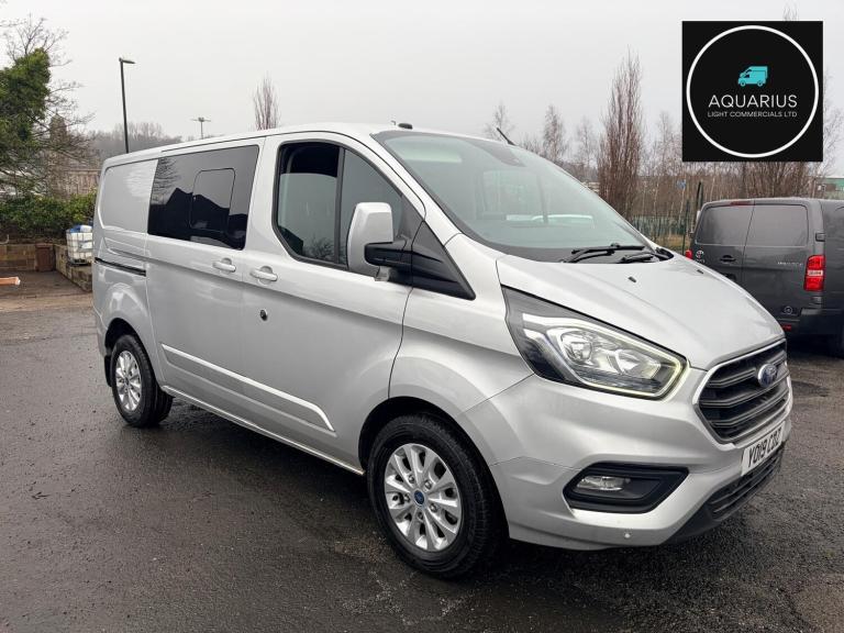 2019 Ford Transit Custom 2.0 320 EcoBlue Limited Crew Van Double Cab 5dr Diesel Manual L1 H1 Euro...