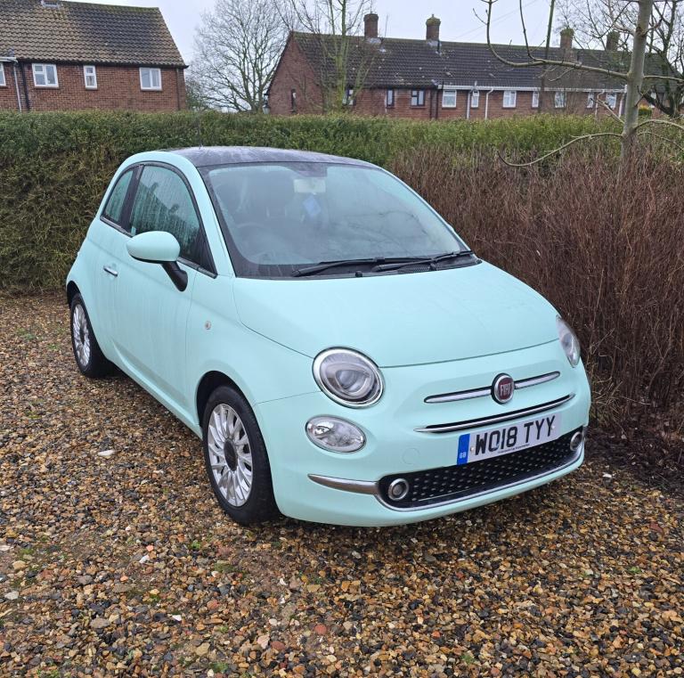 2018 Fiat 500 1.2 Lounge 3dr HATCHBACK Petrol Manual