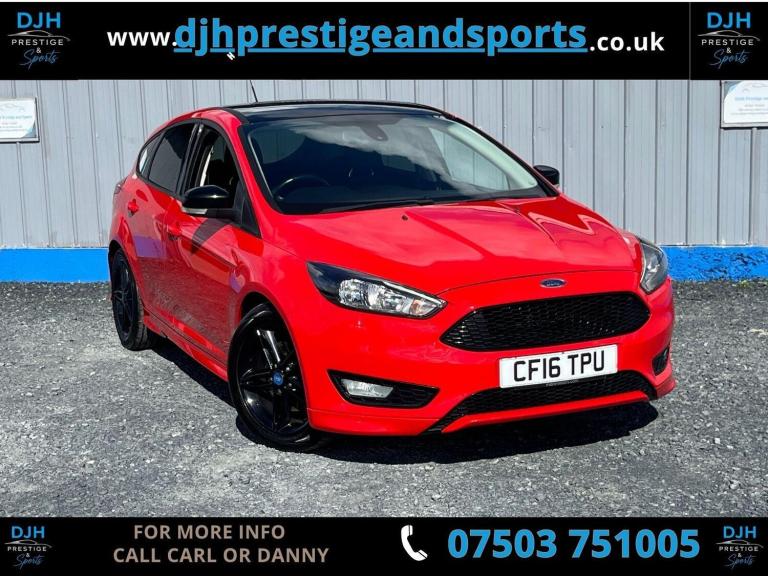 2016 Ford Focus 1.5T EcoBoost Zetec S Red Edition Euro 6 (s/s) 5dr HATCHBACK Petrol Manual