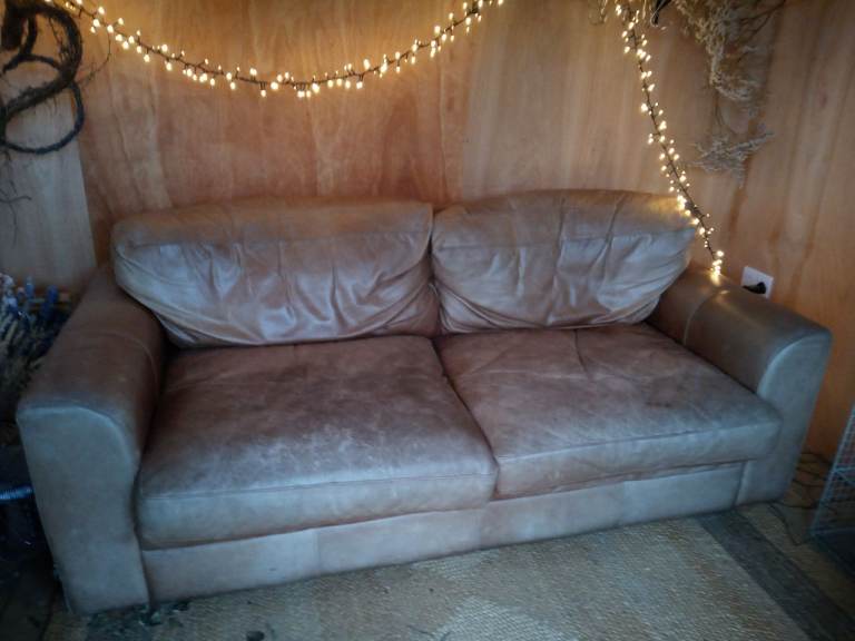 Leather sofa