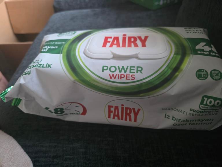 Fairy Power Wipes 100 Count – Brand New Pack