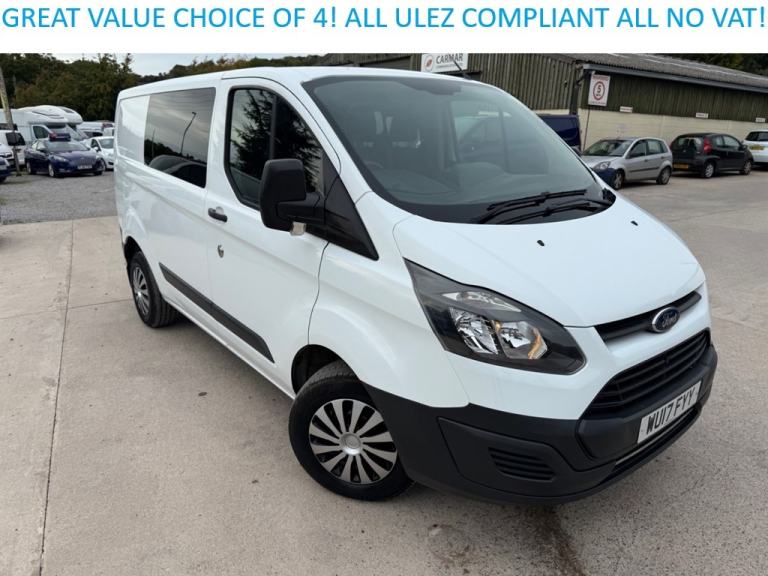 2017 Ford Transit Custom 310 DCB X6 SEAT CREW CAB ULEZ NO VAT X4! Double Cab Van Diesel Manual