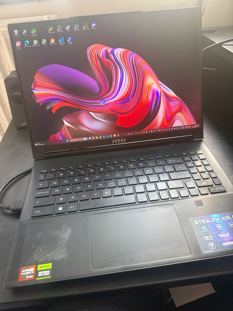 MSI Stealth A16 AI+ Gaming Laptop | RTX 4060 | Ryzen AI 9 | 32GB RAM | 2TB SSD