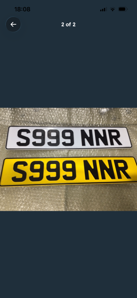 Personalised Registration Number