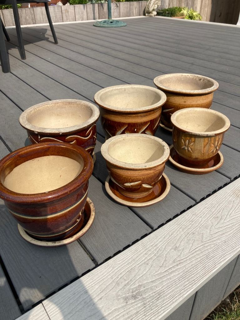 Ceramic planter selection 