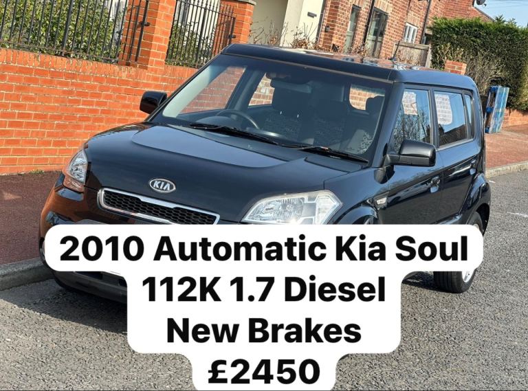2010 AUTOMATIC Kia Soul 1.7 112K Diesel Spacious 5 Door MPV Cheap Insurance 