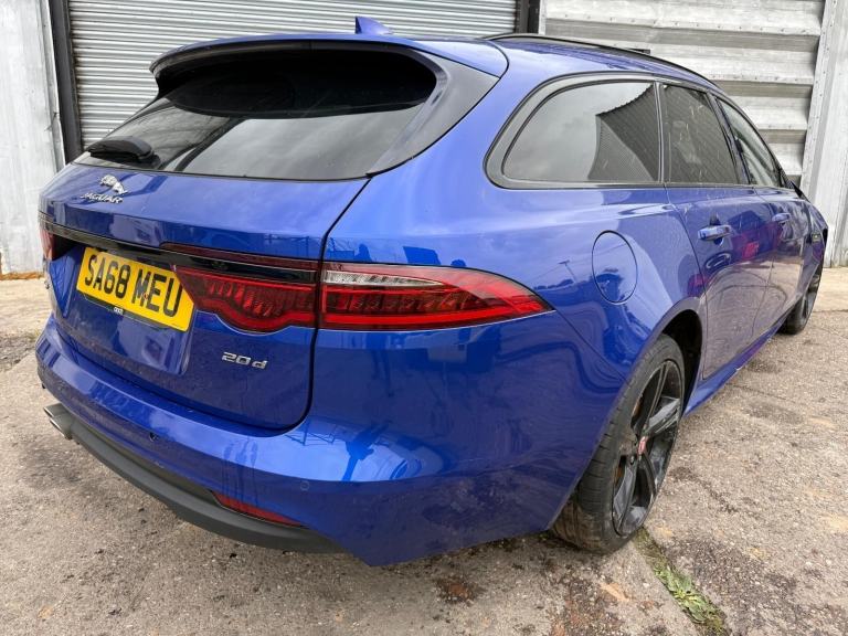 2019 68 REG JAGUAR XF R-SPORT ESTATE 2.0TDi AUTO DAMAGED REPAIRABLE SALVAGE