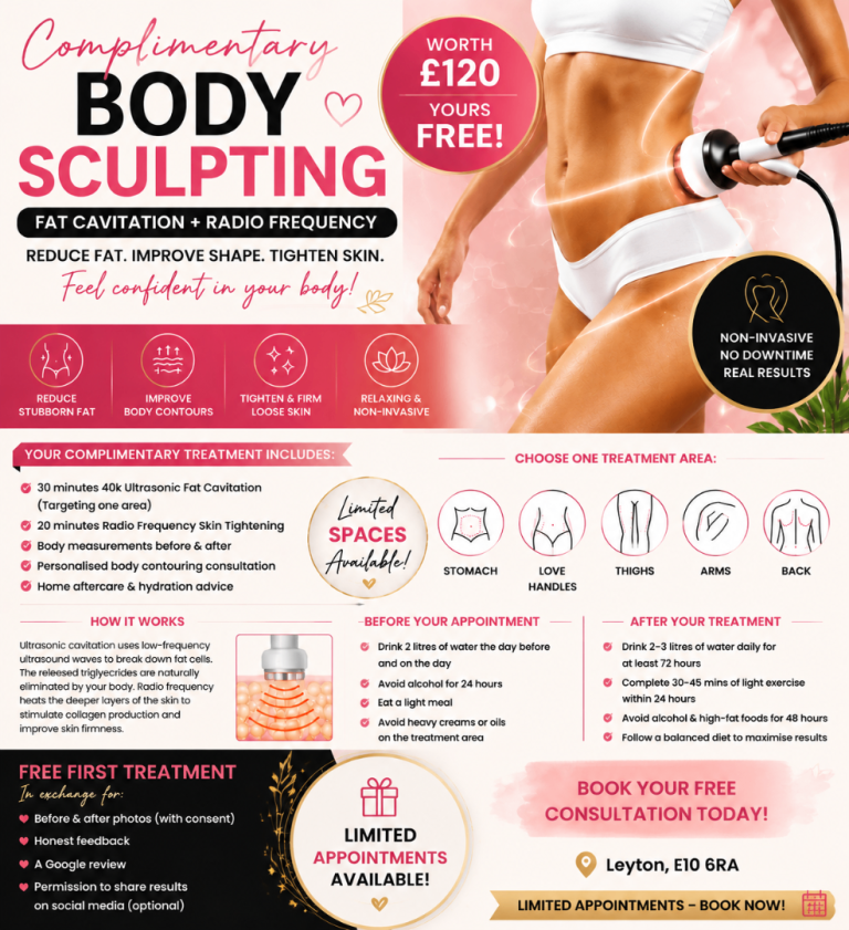 Free treatment..Body contouring, body sculpting, fat cativation! 