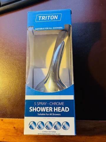 Triton 5-Position Multi-Mode Shower Head Chrome