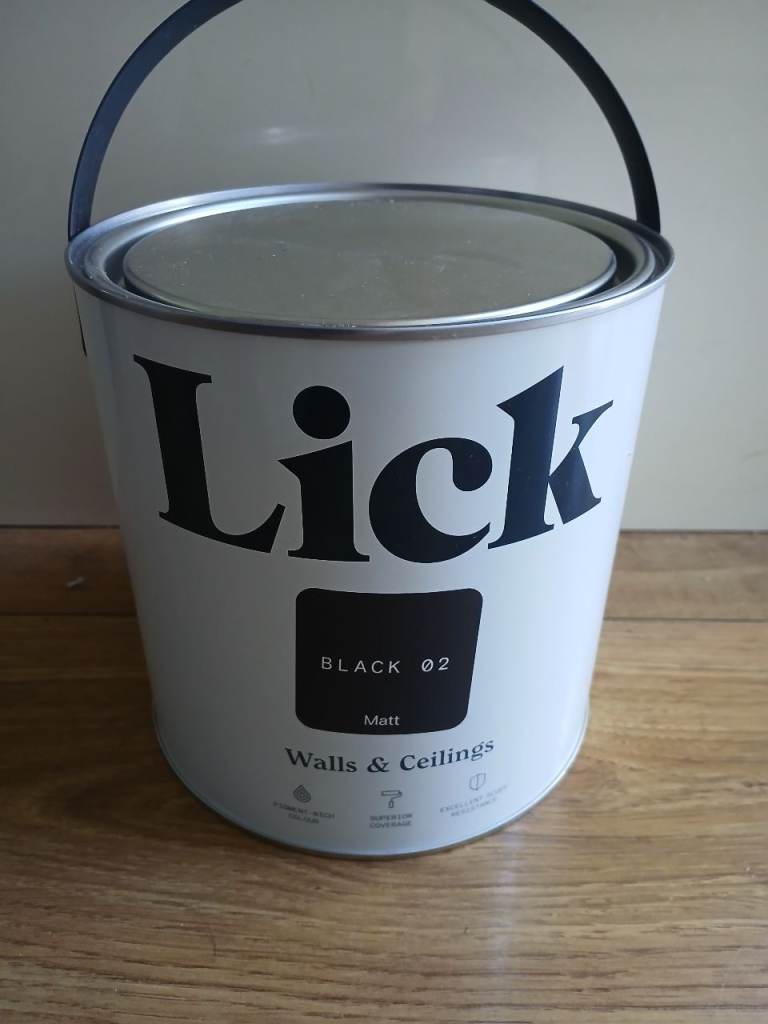 Lick Black Paint 2.5l