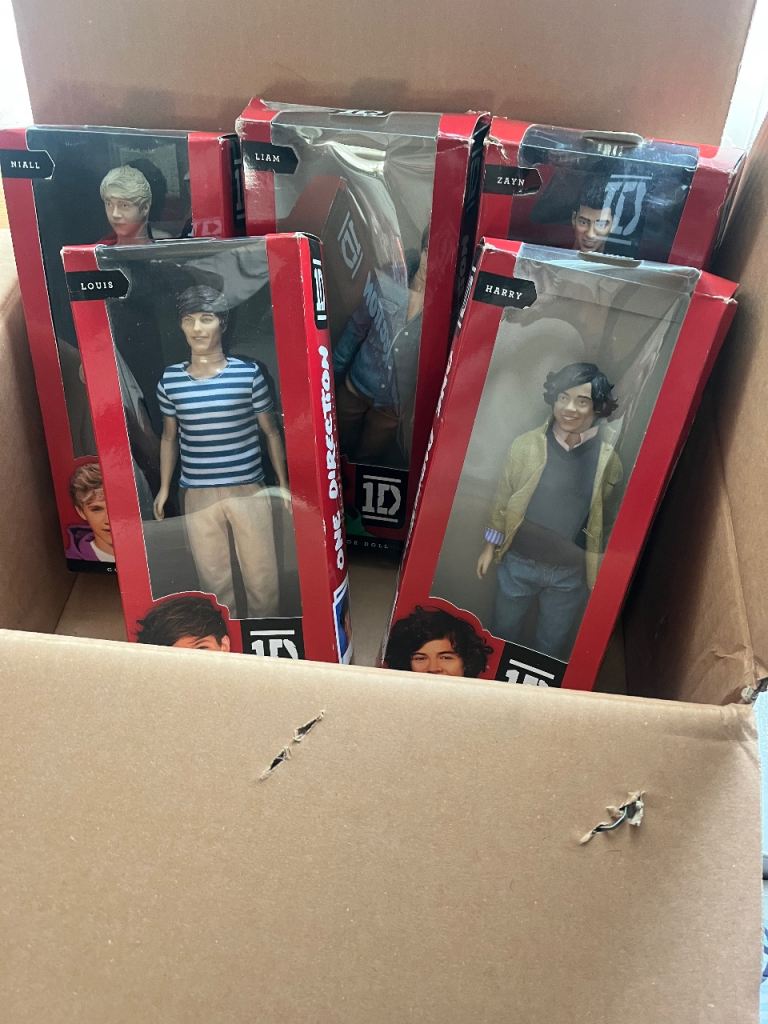 One Direction Official Dolls - Full Set of 5, New in Box