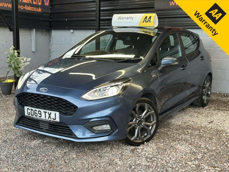 FORD FIESTA 1.0 T EcoBoost ST-Line Blue Manual Petrol 2020+TOUCH STEREO+BLUETOOT