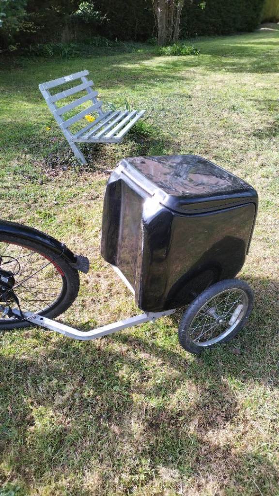 bike trailer bicycle thermal delivery driver cold hot food pizza burger seaside cargo