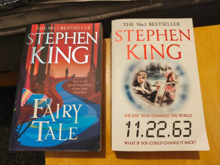 Stephen King Books: Fairy Tale and 11.22.63 – Good Condition