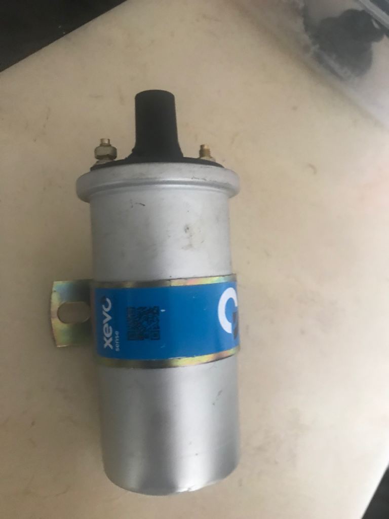 Coil and points and condenser 