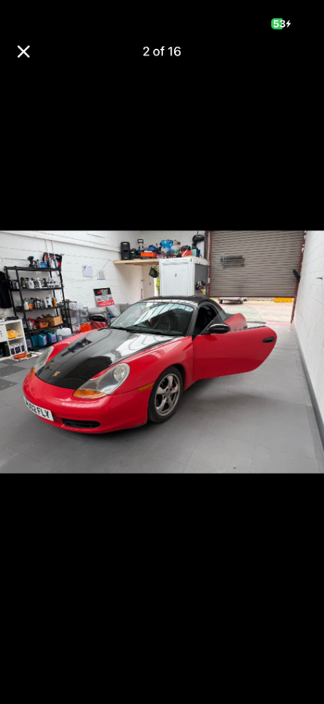 Porsche boxster 986 - straight piped 