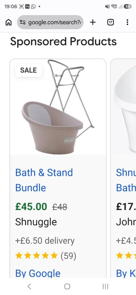 Shnuggle Baby Bath with Stand 