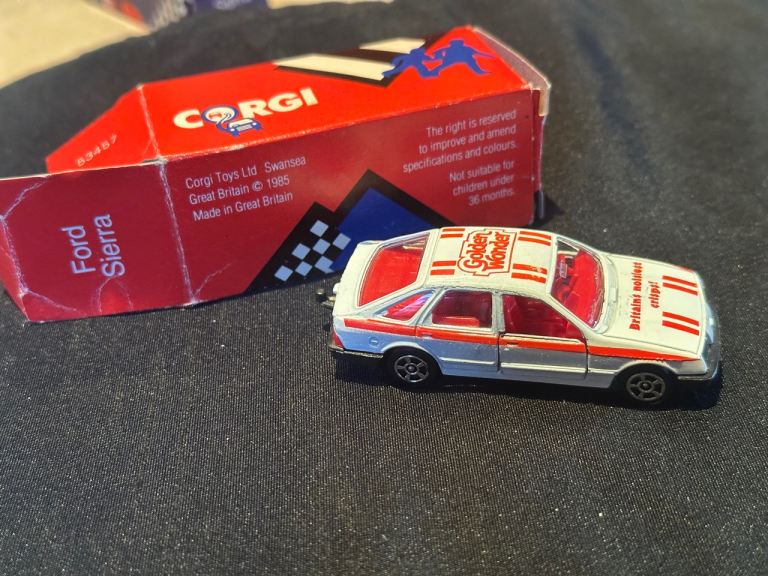 Corgi Vintage Ford Sierra Car / original  Swansea 1985