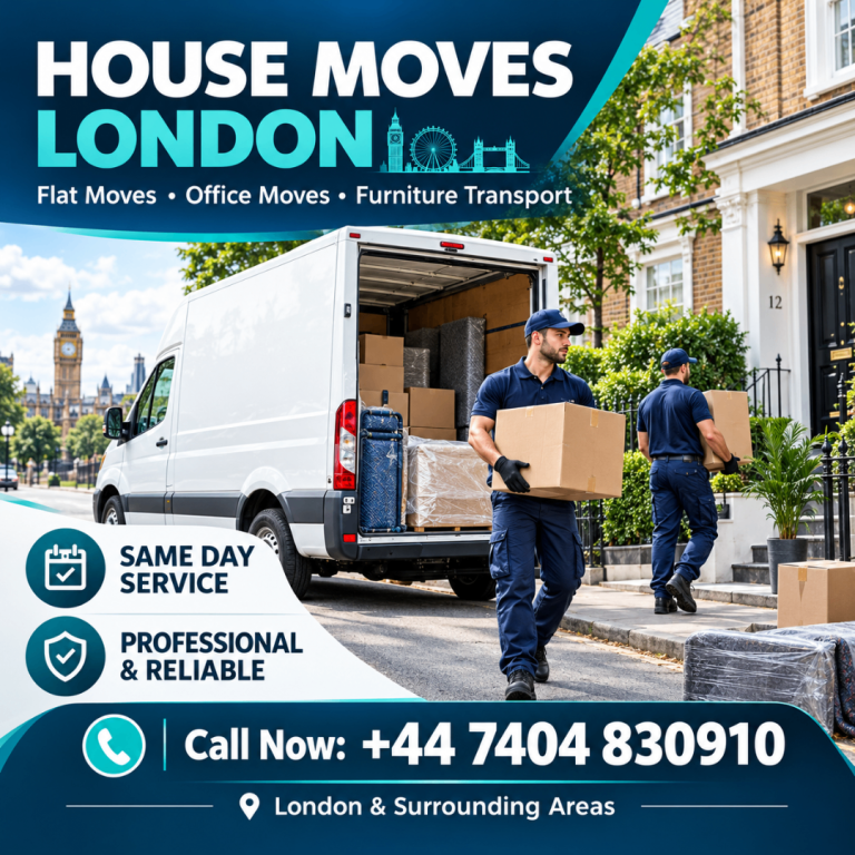 Man and Van Removals London | House & Flat Moves | Large Luton Van