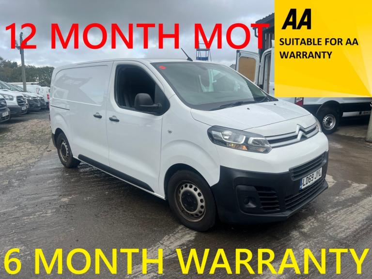 2019 Citroen Dispatch 1000 1.5 BlueHDi 100 Van Enterprise PANEL VAN Diesel Manual