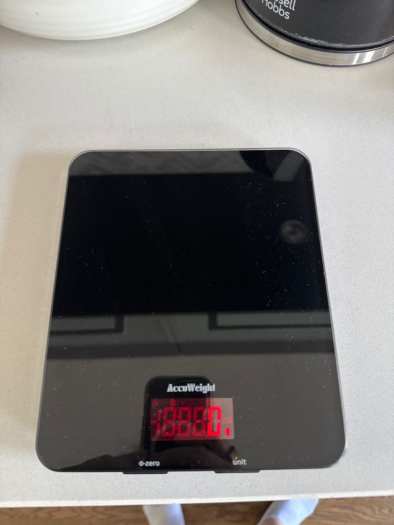 AccuWeight Digital Kitchen Scale – Batteries Included