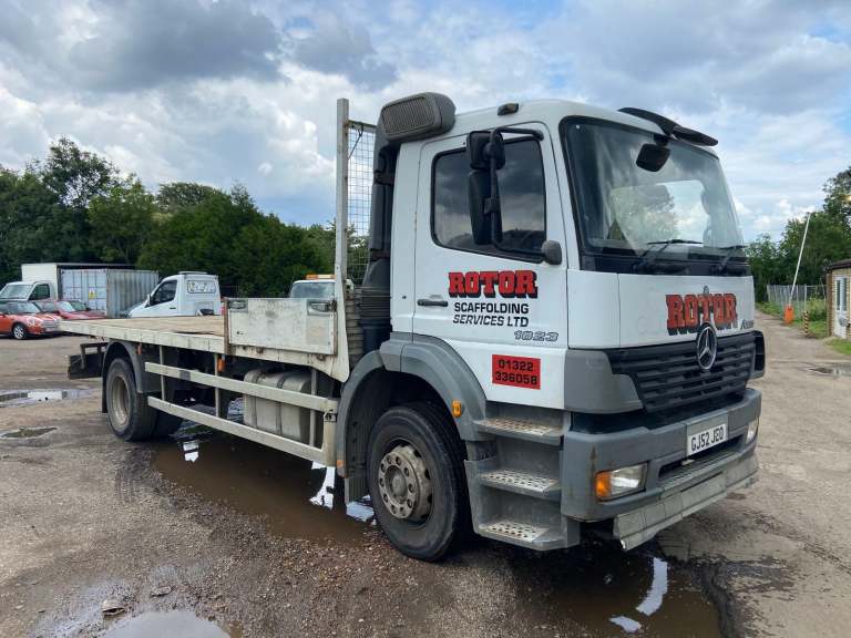 Mercedes-Benz Axor/Atego/Actros WANTED IMMEDIATE PAYMENT FLAT BED CURTIAN SIDE