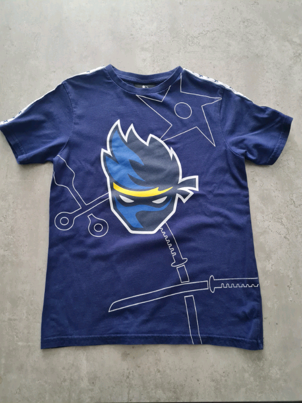 Boys blue Ninja Tshirt