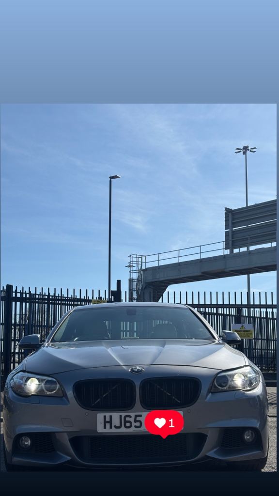 2016 65 BMW 5SERIES DARK GREY METALIC 520D MSPORT 190 EURO 6