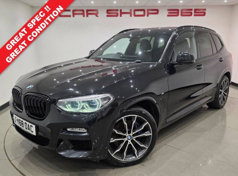 2018 68 BMW X3 3.0 30D M SPORT SUV 5DR DIESEL AUTO XDRIVE EURO 6 (S/S) (265 PS) 
