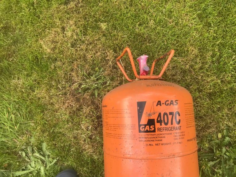 A-Gas your fridge oration gas net weight 25Lb 11.3kg  