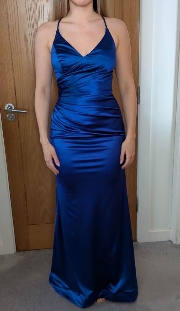 Stunning blue prom dress/evening dress