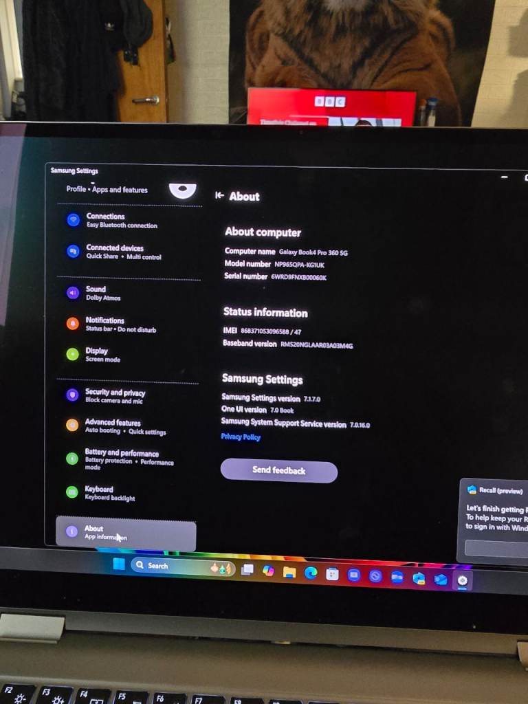 Galaxy book4 pro 360 5G Very great condition 