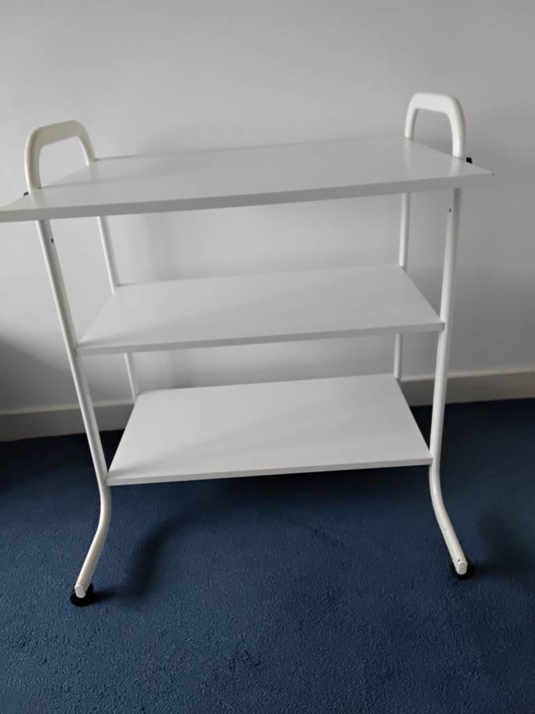 White Adjustable Desk
