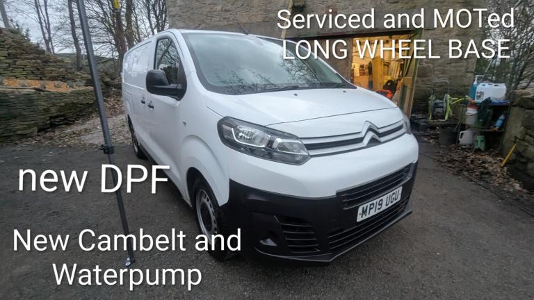 2019 Citroen Dispatch 1200 1.5 BlueHDi 100 Van Enterprise XL LWB PANEL VAN Diesel Manual