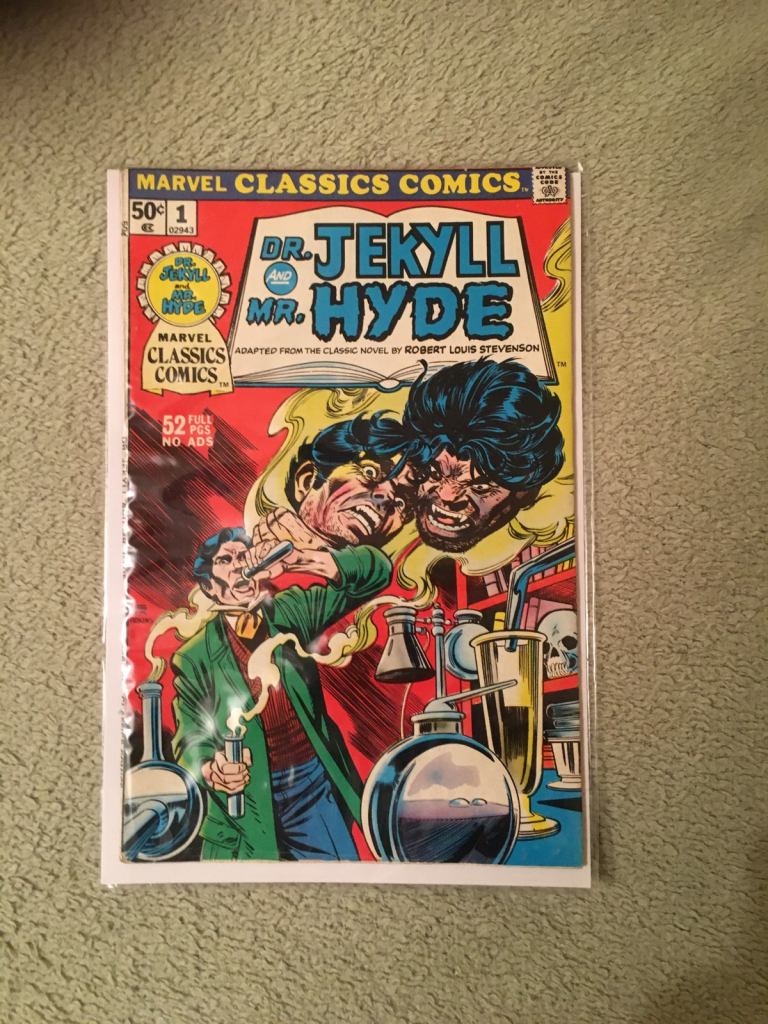 Dr Jekyll and Mr Hyde #1 1976 Marvel original 