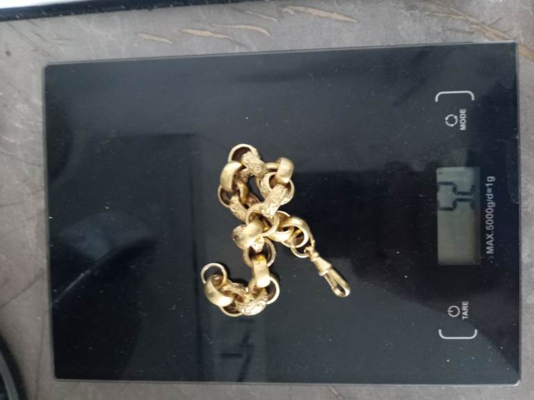 9ct solid belcher bracelet 