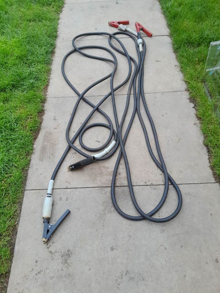 Jumplead Cables with Clamps – Good Condition