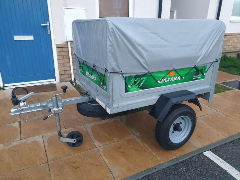 Erde Daxara 127 Trailer with high frame and cover 