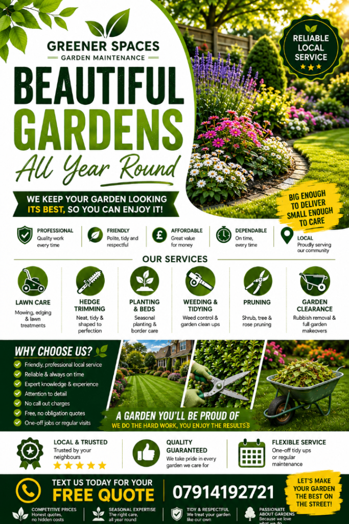 Gardener / Garden Maintenance Services