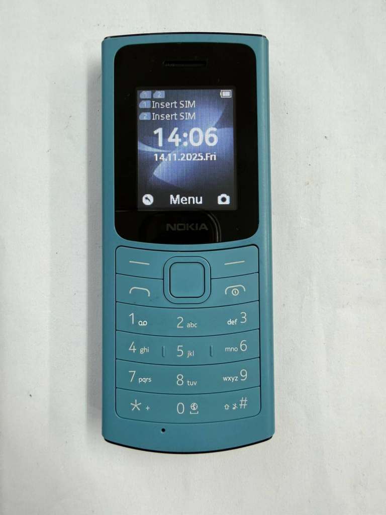 Nokia 110 4G Dual SIM Blue Feature Phone - Good Used Condition