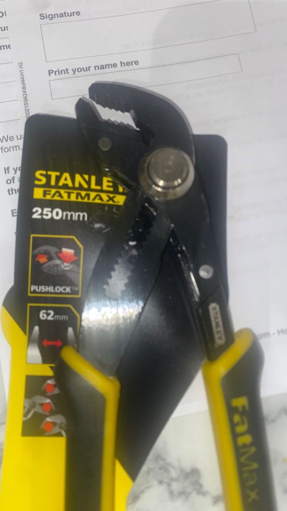 Stanley FatMax 250mm Pushlock Pliers - Brand New