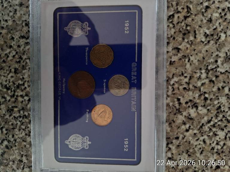 1952 coin set collection kingslynn only