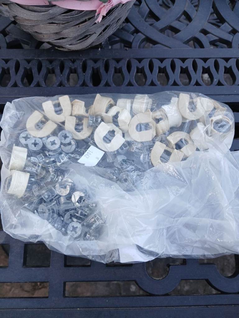 Cabinet connectors and parts