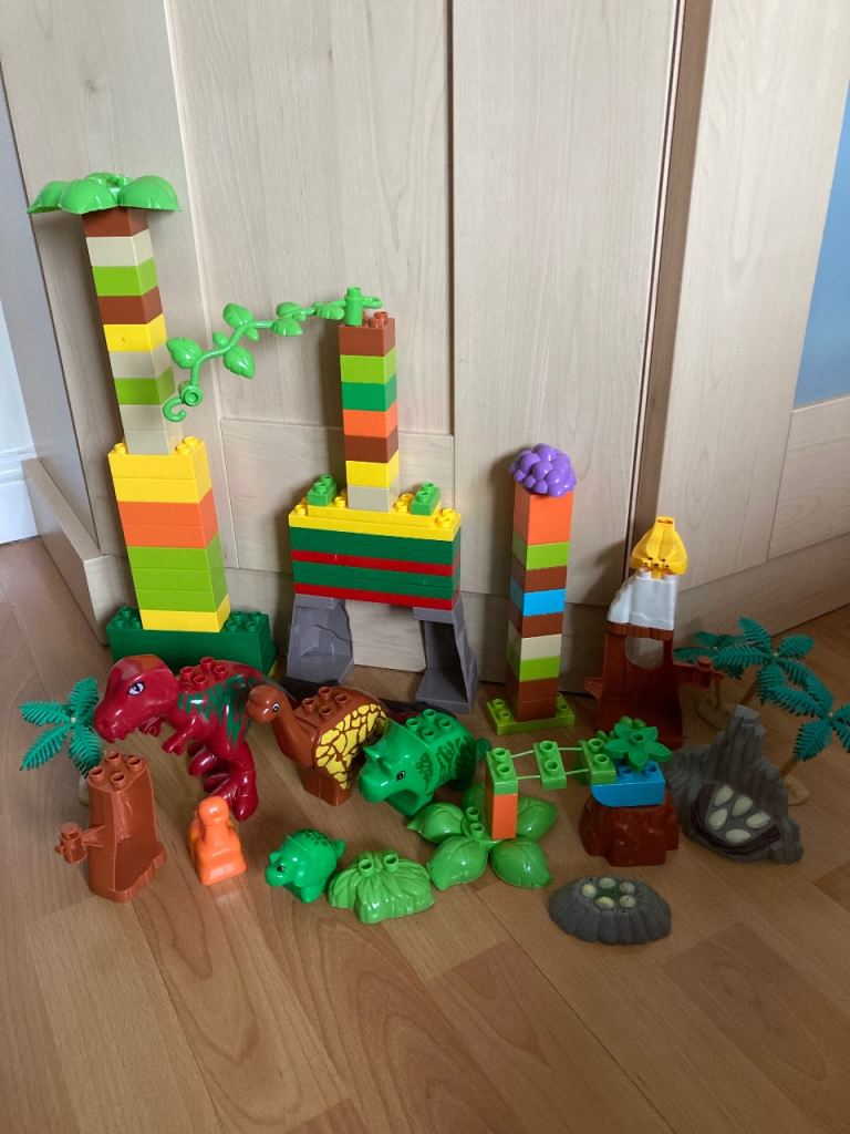 10 x various dinosaurs Plus 5 x Lego dinosaurs