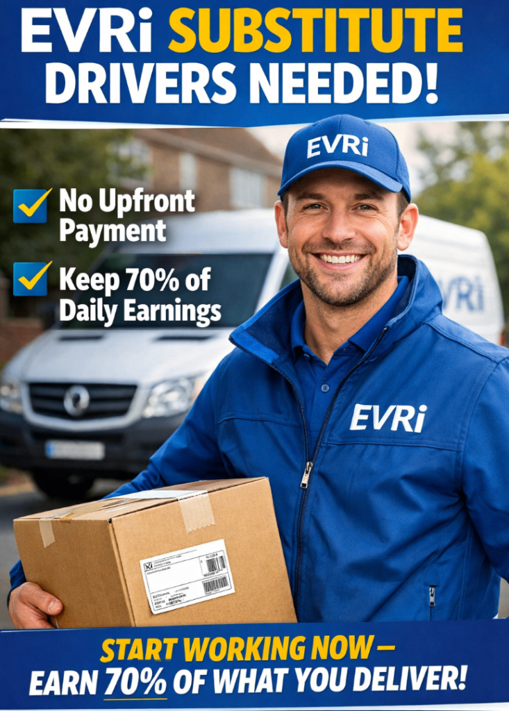 EVRi Delivery Driver Needed - East London